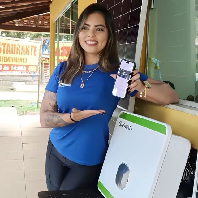 Monitoramento de sistema Growatt