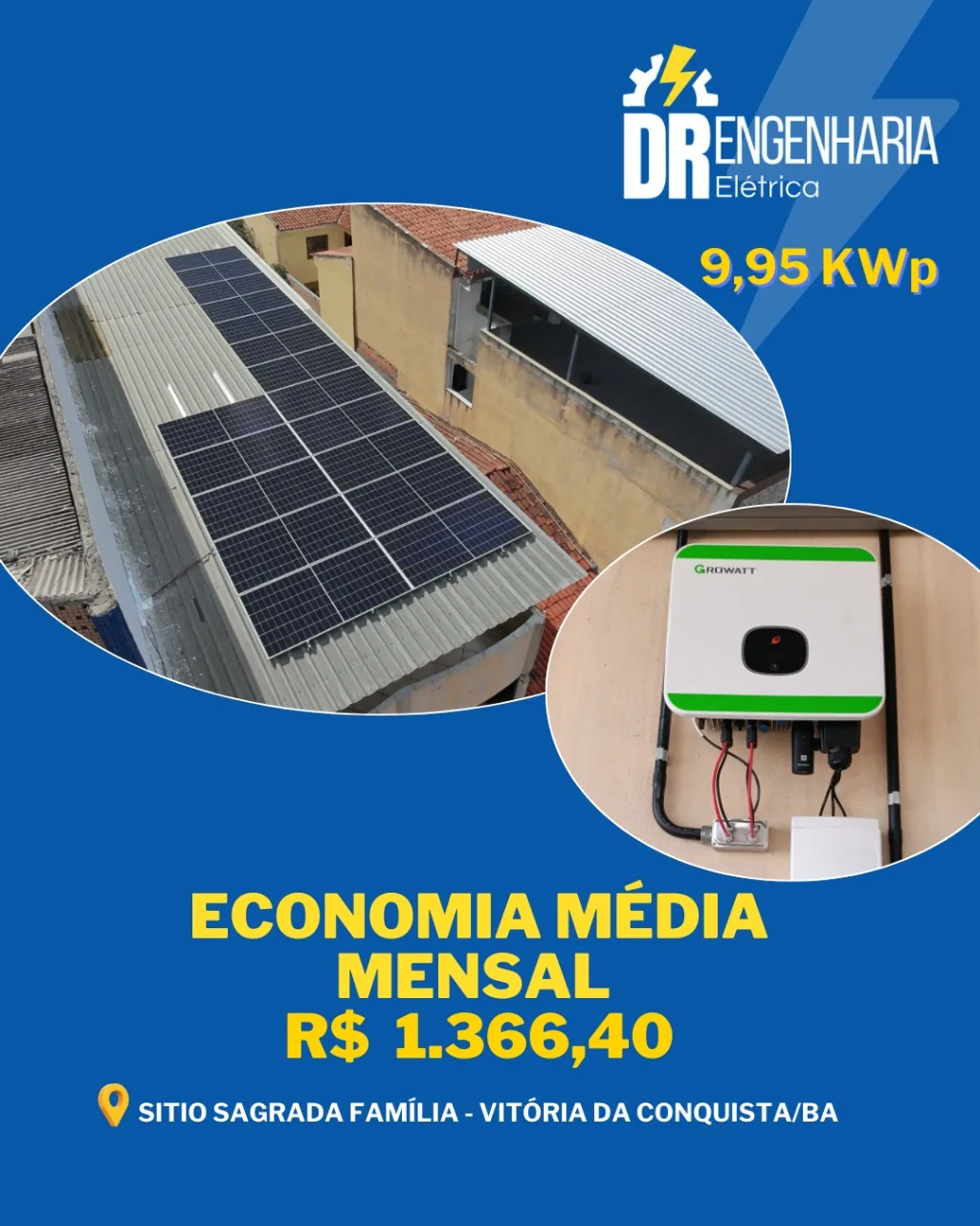 Projeto solar em sítio de Vitória da Conquista